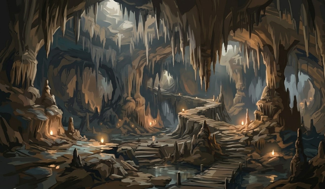 Caverne, scène finale du jeu